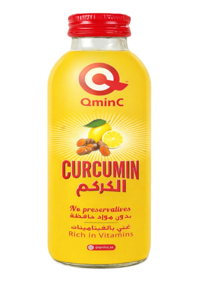 Qmin C Curcumin Lemon Juice, 150ml – High Potency Curcumin Extract, Antioxidant Support, Fast-Absorbing Liquid Supplement - Image 1